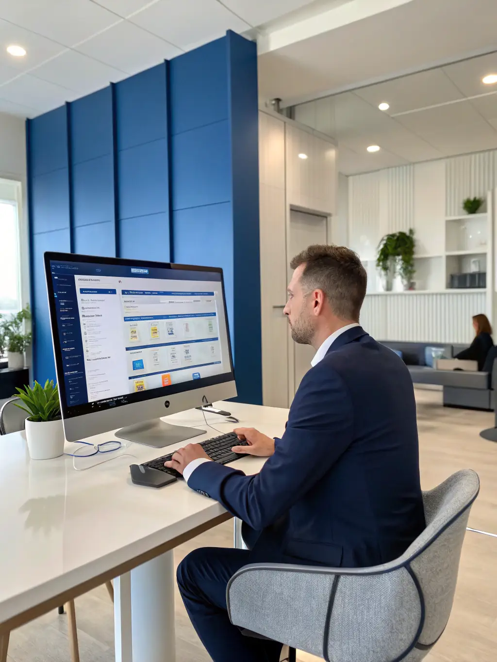 A project manager overseeing the development of an eCommerce website, ensuring timely delivery and quality.